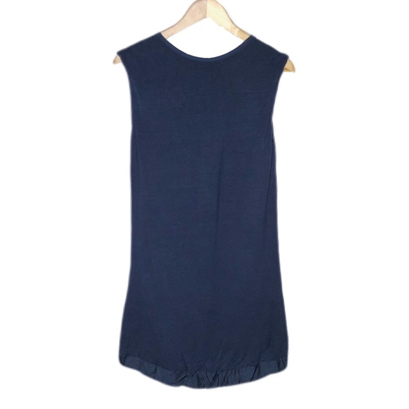 NEW Monoreno Navy Ruffle Dress with Pockets - Picture 2 of 3